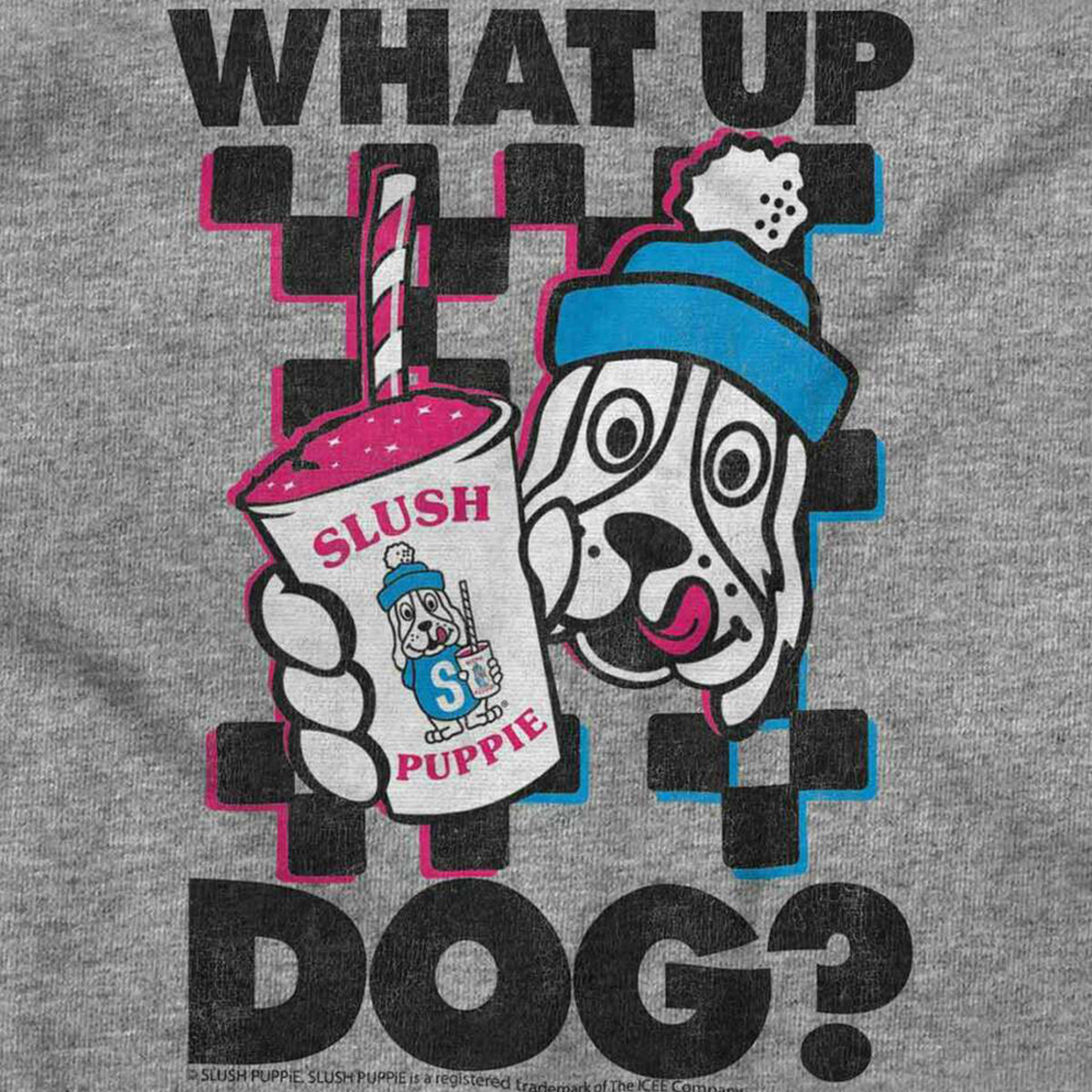 Slush Puppie Character What Up Dog TShirt